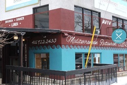 Aviv Restaurant pet friendly restaurant in Toronto Canada, dogs allowed restaurants in Toronto Canada